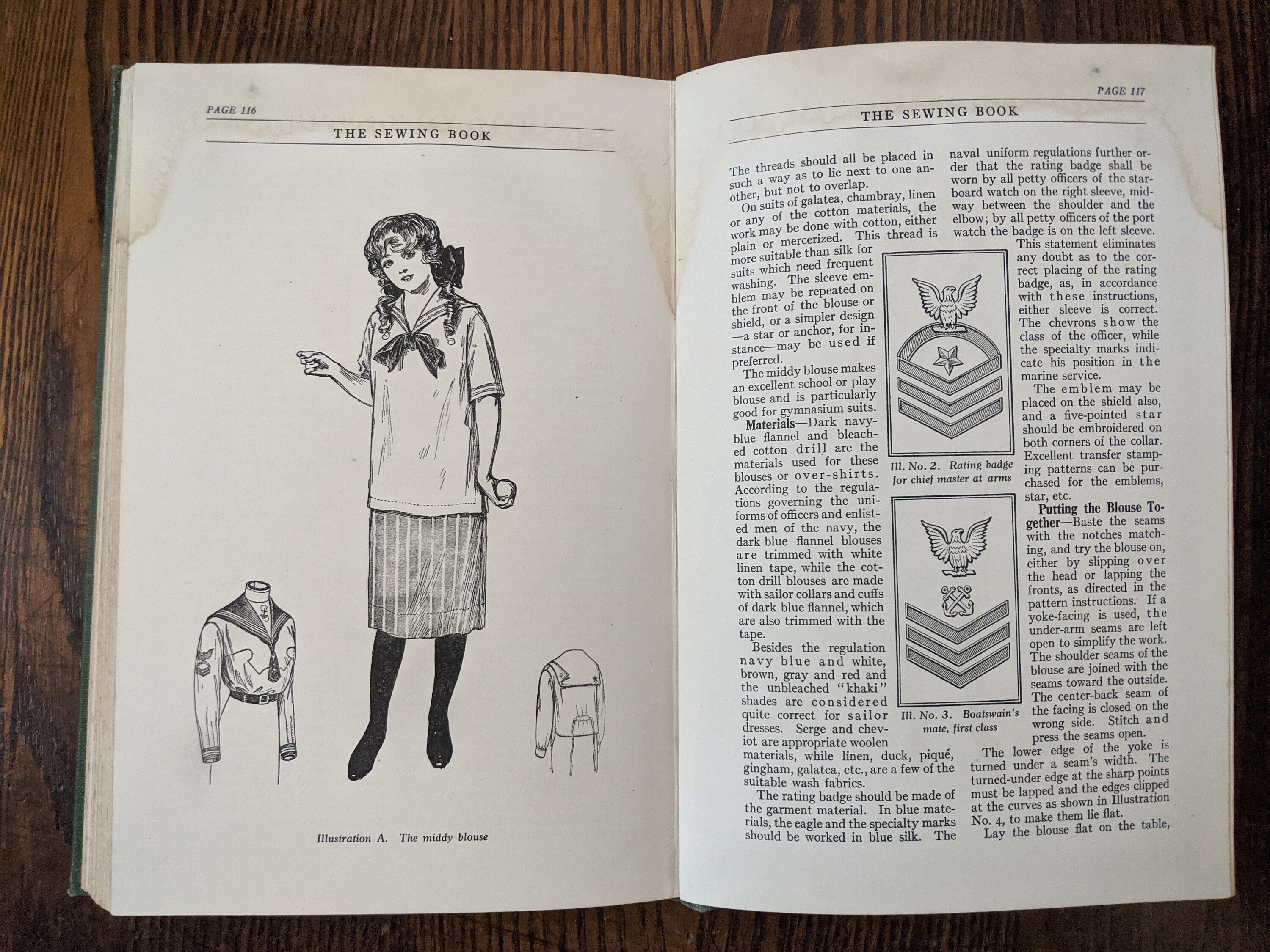 1913 the Sewing Book Complete Instructions in Sewing and Simple