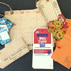 Vintage Shipping and Merchandise Tag Rail Road