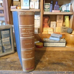 Original Leather Bound Copy The Journal of the American Medical Association Part 2 Vol LXI 1913