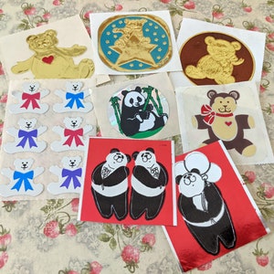 Choice Retro 1980s Bear Sticker Foil Prism
