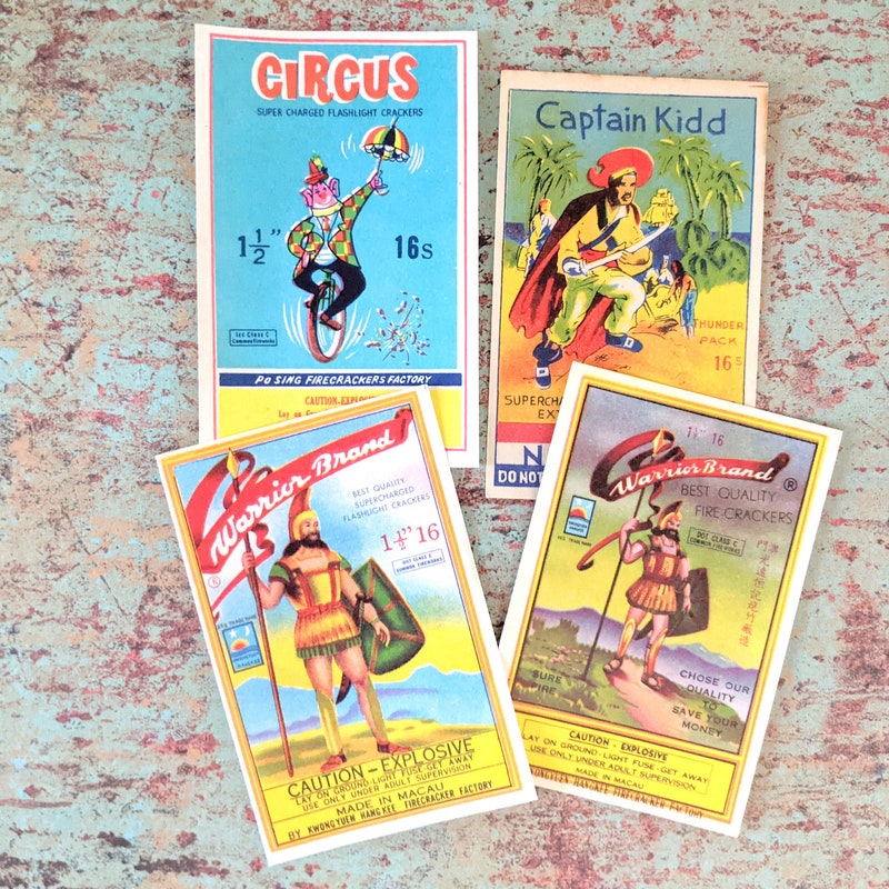 Firecracker Label - Etsy