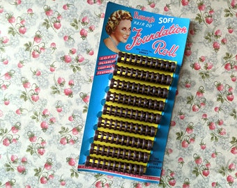 1950s New Old Stock Vintage Hair Rollers