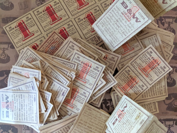 Buy Twenty 1960s 1970s Raleigh and Blair Cigarette Promo Script Coupons  Online in India