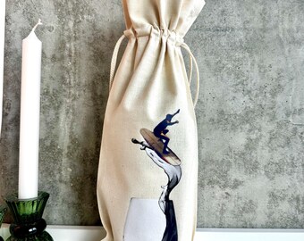 Surfers Wine Bag Artistic Gift Bag