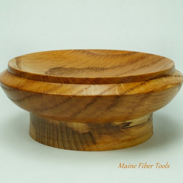 Supporto mandrino ciotola - rovere & Spalted Maple - filatura ciotola - filato-Maine fibra utensili