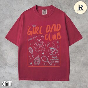 Girl Dad Club Shirt, Girl Dad Shirt, Father's day Gift, Girl Pregnancy Announcement, Dad to be, Cool Dad, Funny Husband Shirt Comfort Colors Bild 7