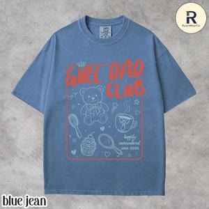 Girl Dad Club Shirt, Girl Dad Shirt, Father's day Gift, Girl Pregnancy Announcement, Dad to be, Cool Dad, Funny Husband Shirt Comfort Colors Bild 6