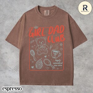 Girl Dad Club Shirt, Girl Dad Shirt, Father's day Gift, Girl Pregnancy Announcement, Dad to be, Cool Dad, Funny Husband Shirt Comfort Colors Bild 8