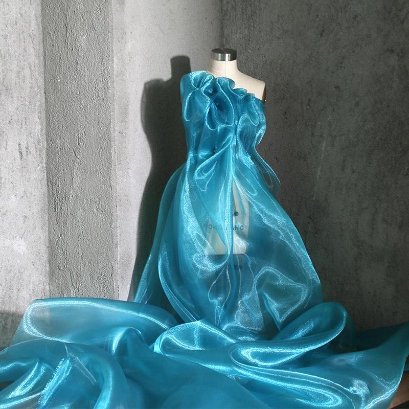 Light Blue Organdy - Etsy