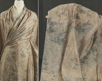 Bamboo & Plum Viscose Fabric - Soft Direct Print for Shirts Dresses