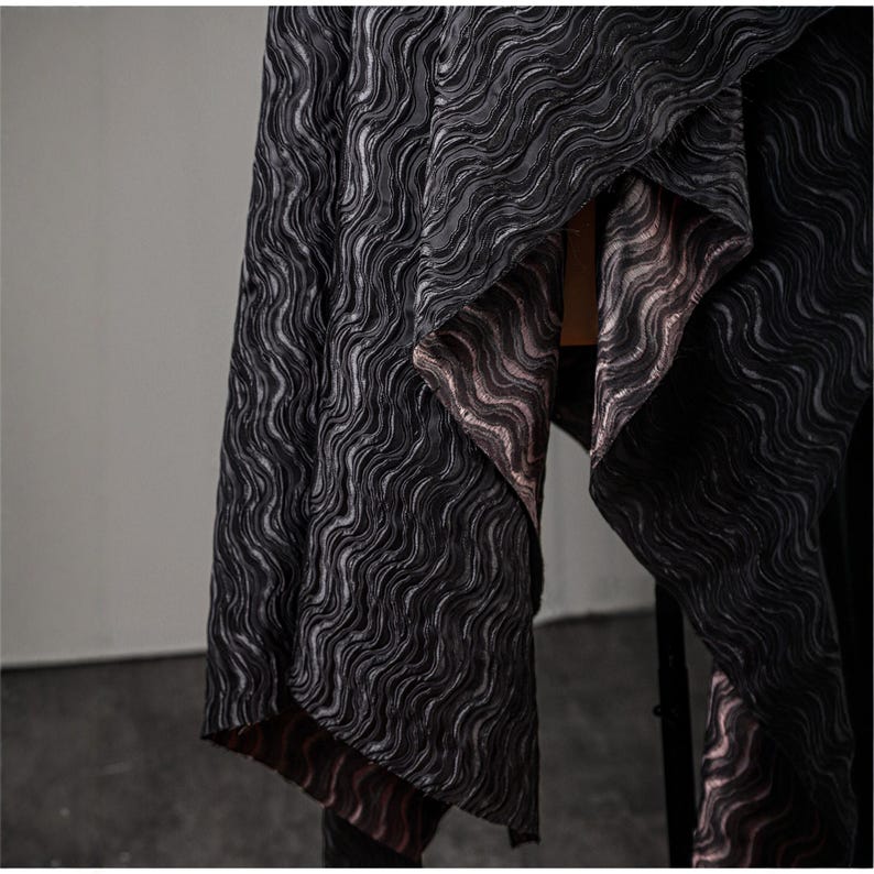 Water Ripple Jacquard - Heavy 3D Relief Textured Artistic Fabric - Etsy