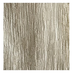 Puede incluir: Primer plano de una tela texturizada de color blanquecino con l&iacute;neas verticales onduladas. La tela tiene un aspecto ligeramente rugoso, con sutiles variaciones de tono y textura. El efecto general es suave y natural.