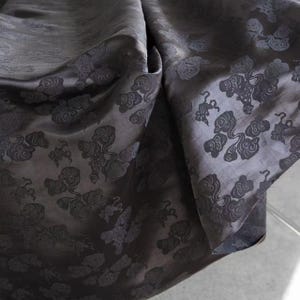 Cloud Walk zijden linnen jacquard, neo-Chinese lentestof met gunstige motieven voor designer Qipao