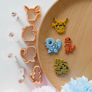 Character Mini Poke Pika Stamp Cutter for Jewelry Making | Detailed Small Crafting Set