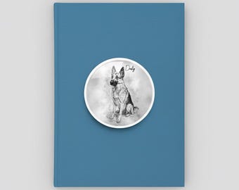 Pet portrait sticker, pet memorial, pet name sticker, sticker from photo, pet laptop sticker, animal painting, puppy sticker, photo sticker