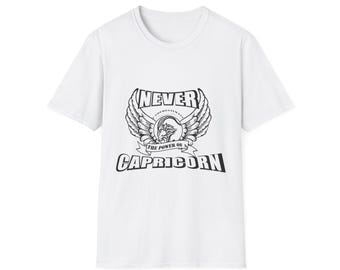 Camiseta "Nunca subestimes a un Capricornio"