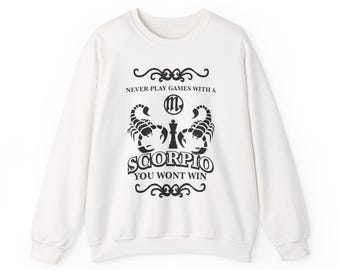 Scorpio Zodiac Scorpion sweatshirt | Astrology Horoscope Crewneck