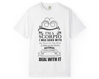 Skorpionen Stjärntecken T-shirt | Jag är en Skorpion Astrologisk T-shirt