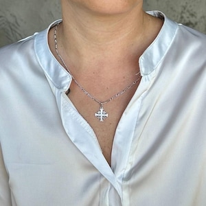 925 Sterling Silver Cross Made in Italy - Etsy