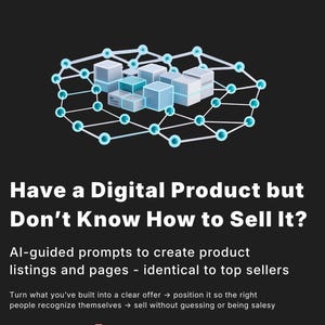 Indicaciones de IA para listados de productos digitales y contenido de páginas de ventas (PDF)