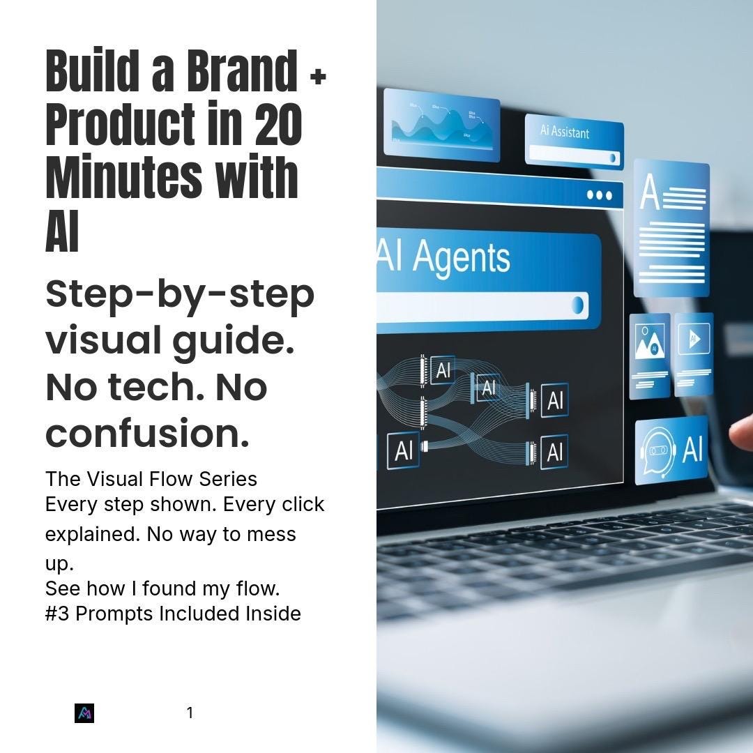 Build a Brand & Digital Product in 20 Minutes — Beginner AI Guide ...