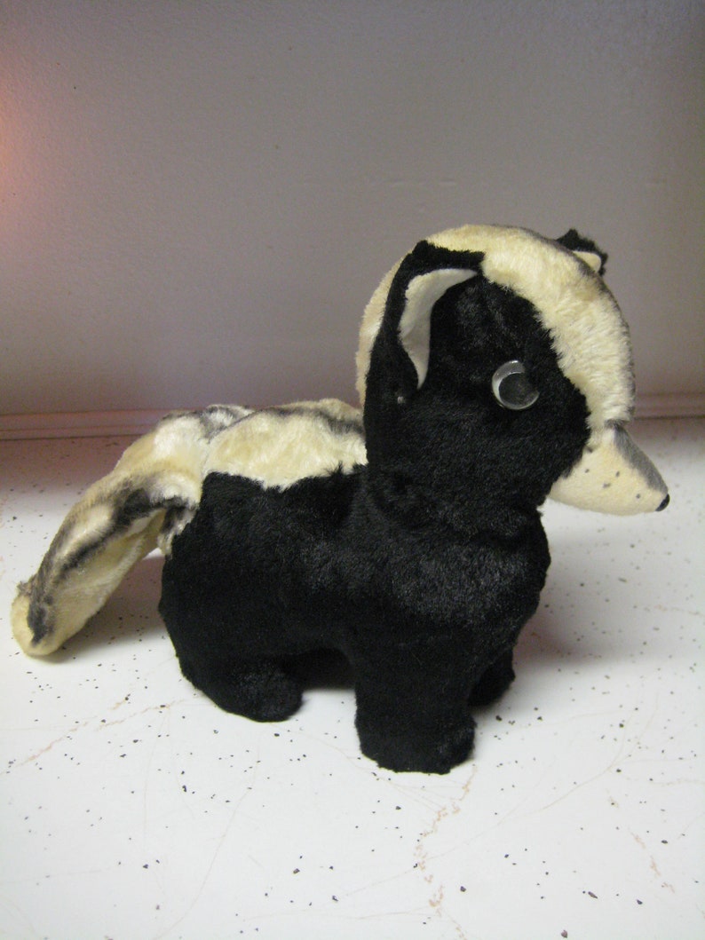 Vintage Skunk Plush Toy | Etsy