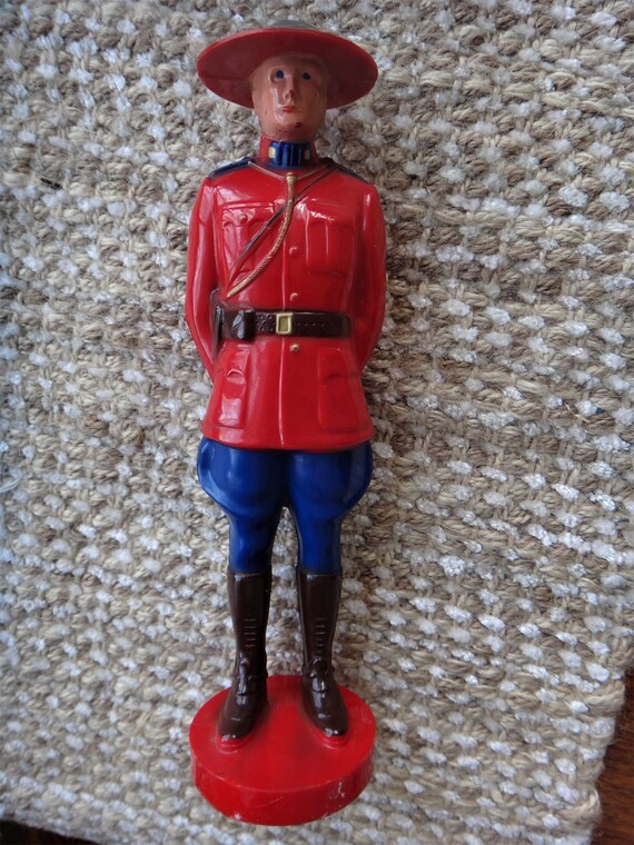Canadian Mountie Figurine Reliable Toy Co. Vintage Canada RCMP Etsy