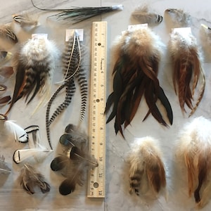 Deluxe Feather Jewelry Craft Kit Clean Salon Quality Over 100 Pieces Variety of Colors & Sizes Design Your Own Holiday Gifts