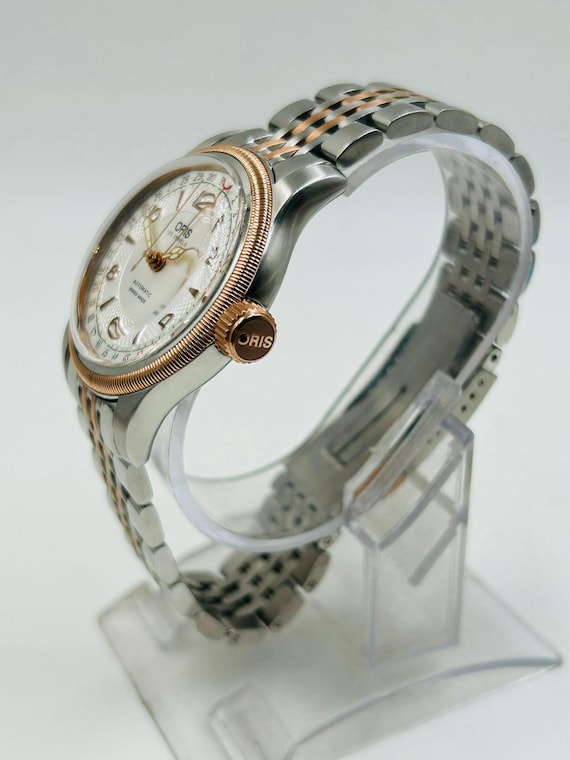 Vinatge Oris Big Crown Pointer Date Two Tone Auto… - image 6