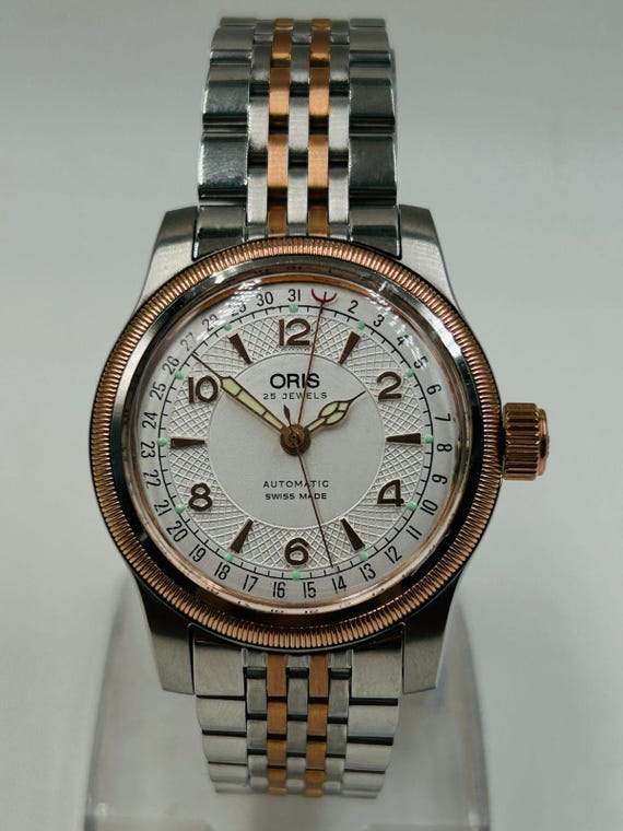 Vinatge Oris Big Crown Pointer Date Two Tone Auto… - image 1