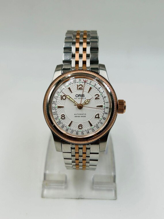 Vinatge Oris Big Crown Pointer Date Two Tone Auto… - image 2