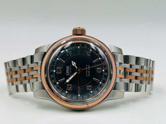 Vintage Oris Big Crown Pointer Date Two-Tone Auto… - image 6