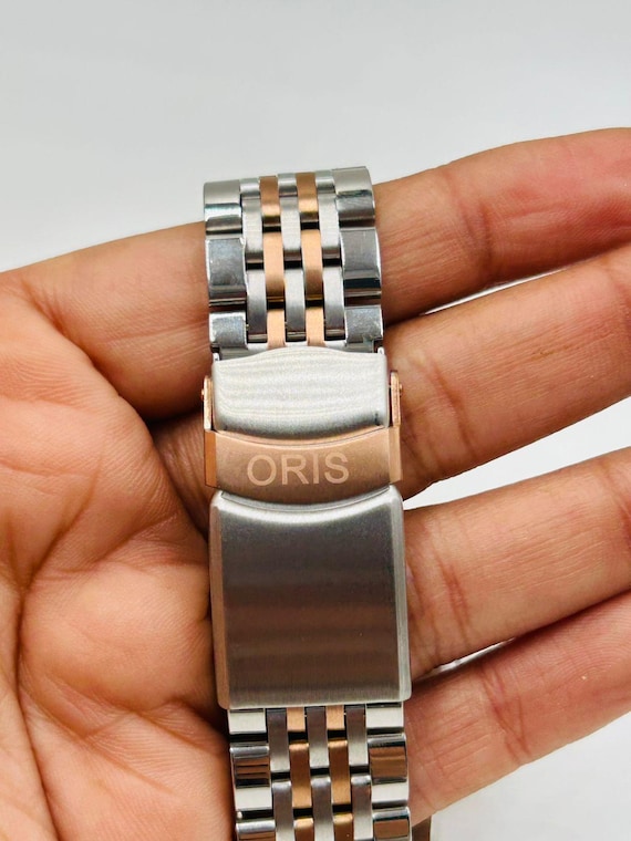 Vintage Oris Big Crown Pointer Date Two-Tone Auto… - image 9