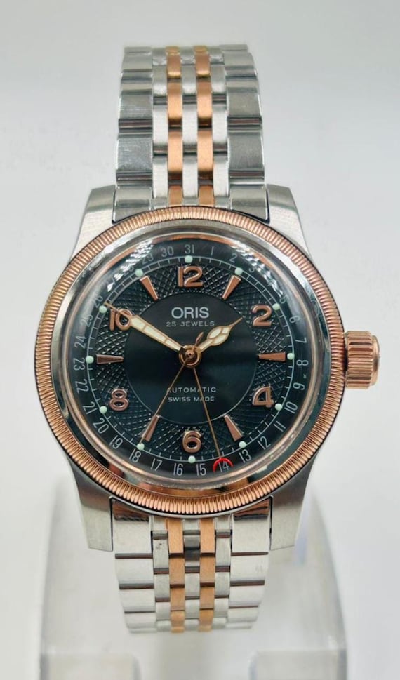 Vintage Oris Big Crown Pointer Date Two-Tone Auto… - image 1