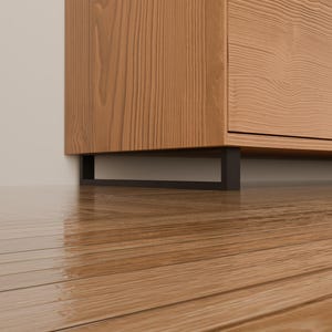 Moderne stalen kastpoten: vierkante industriële kastbasis