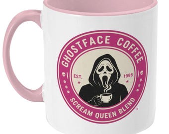 Ghostface Coffee Two Toned Mug | Horrorbucks | Scream