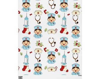 Cute RN Christmas Wrapping Paper | Wrapping Papers