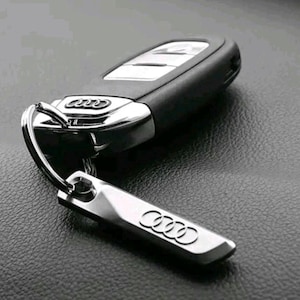 Schlüsselanhänger Audi Metall Hochwertig Style S-line Anhänger Audi Sport Ring.