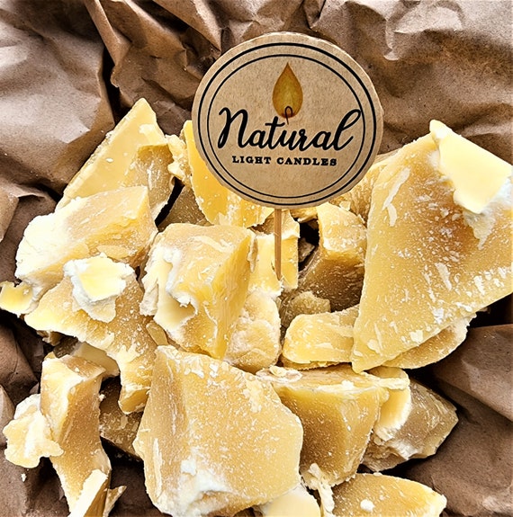 Raw Local Michigan 100% Beeswax Filtered, Not Over Heated Free Shipping 