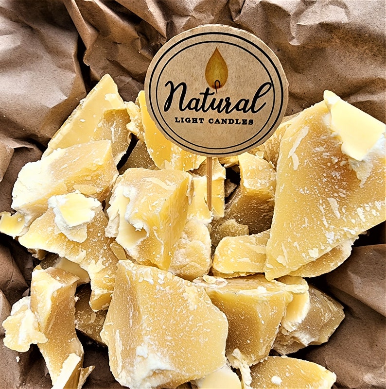 Raw Local Michigan 100% Beeswax filtered, Not over heated Free Shipping image 1