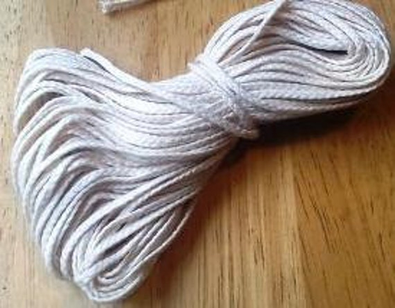 100 yards Thick Cotton Twisted Thread for Candlewicking DIY candle wick Handmade