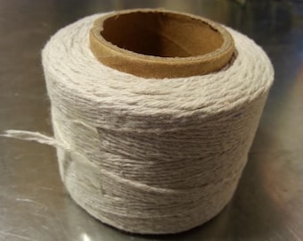 Cotton Wick Candle Wick twisted Unbleached 5ply 1mm 420ft Spool