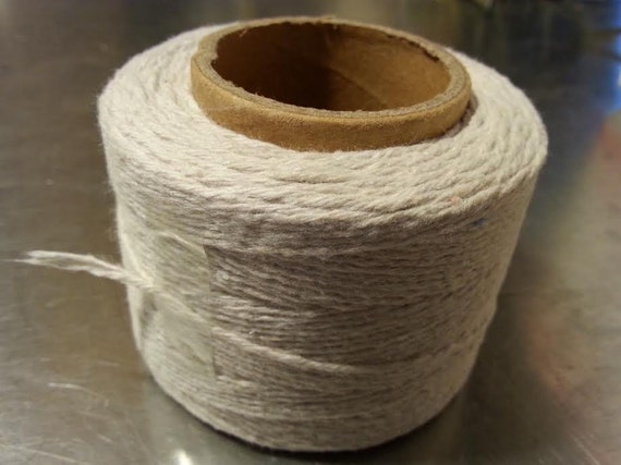 Cotton Wick Candle Wick Twisted Unbleached 5ply 1mm 420ft Spool 