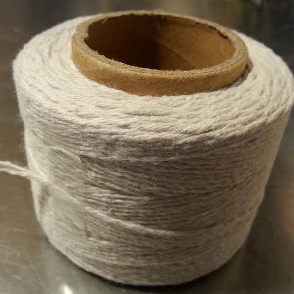 Cotton Wick Candle Wick twisted Unbleached 5ply 1mm 420ft Spool