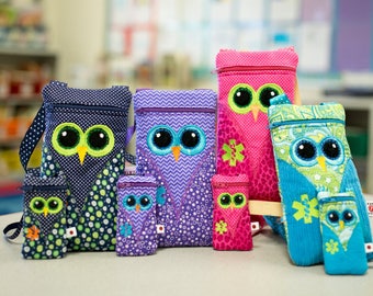Owl Medicine Purse - Epi-Pen Case - Asthma Case - Doll Girl Set by Alert Wear