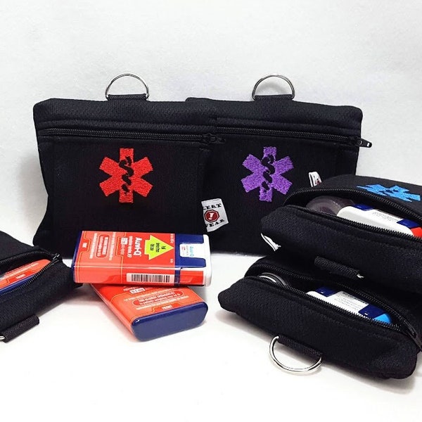 Auvi-Q Medicine Case  Inhaler Case First Aid Case by Alert Wear