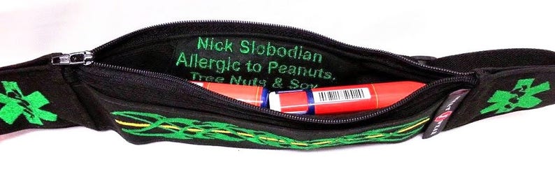 Medicine Case for AuviQ Diastat or EpiPens / Super Slim Custom Waist Fanny Pack image 5