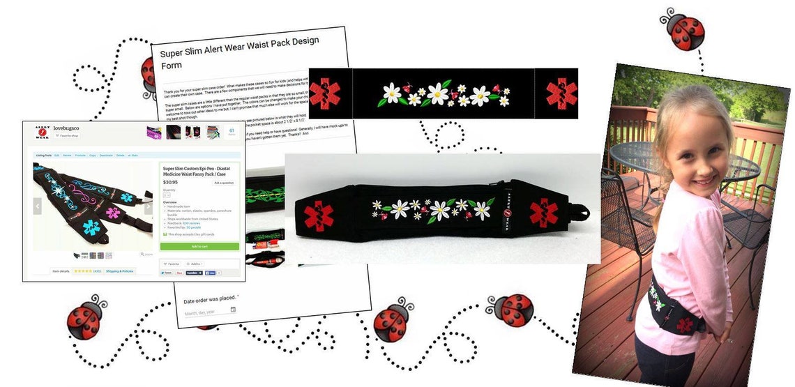 Auvi Q Case Super Slim Custom Waist Fanny Pack / Case for Etsy