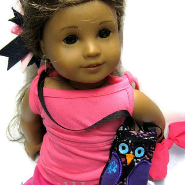 Doll Sized Owl Purse / Medicine Case by Alert Wear