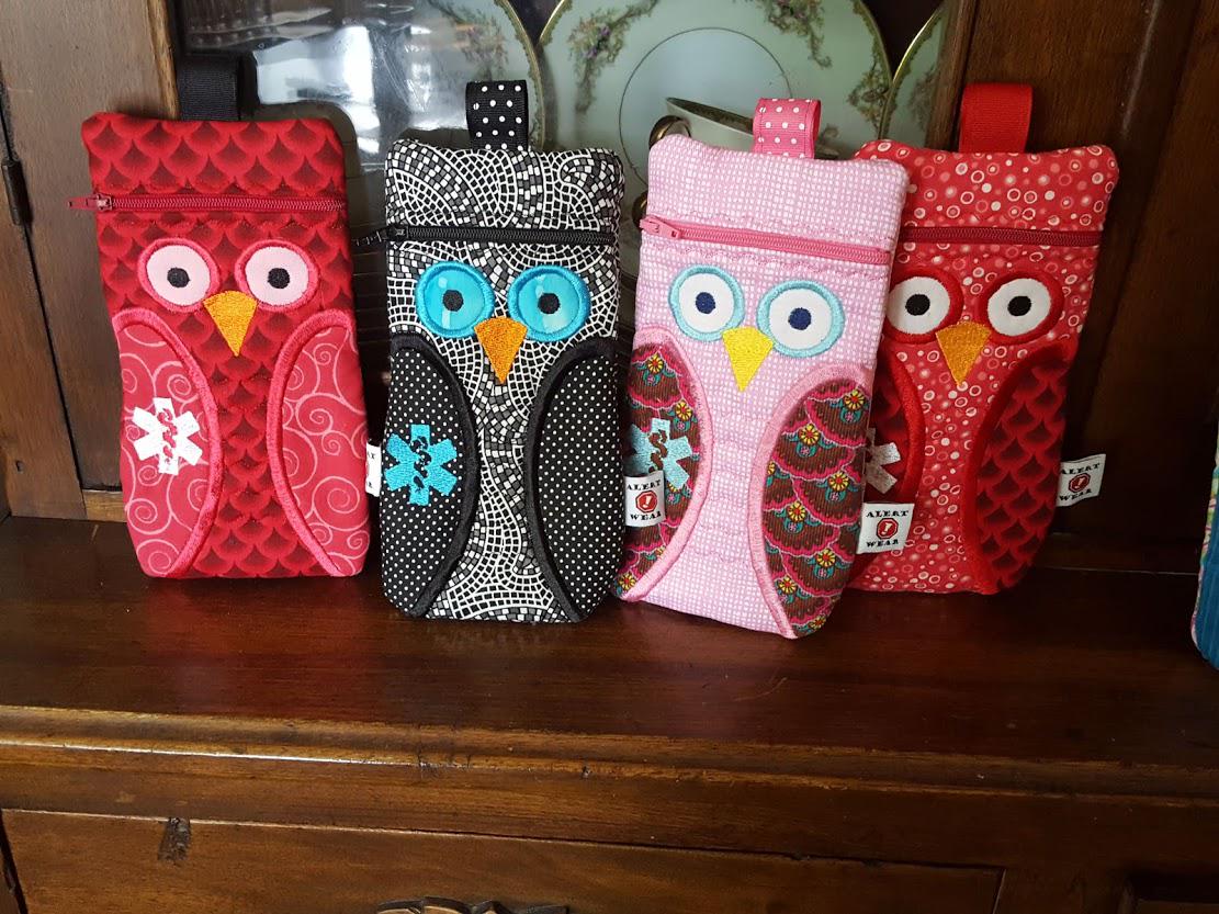 Personalized Owl Epi-Pen / Medicine Pack / Epi-Pen Case / Purse